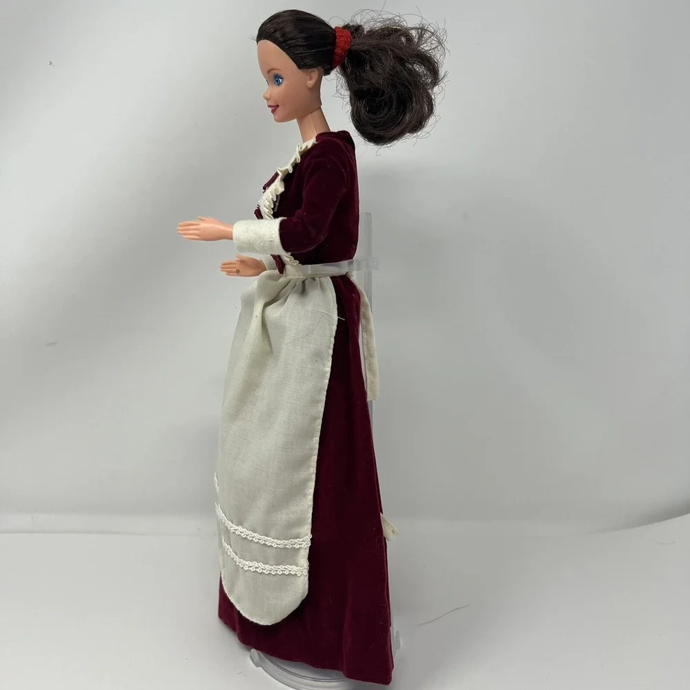 Barbie Doll Pilgrim Vintage 1966 Mattel Burgundy‎ Velvet Dress Malaysia